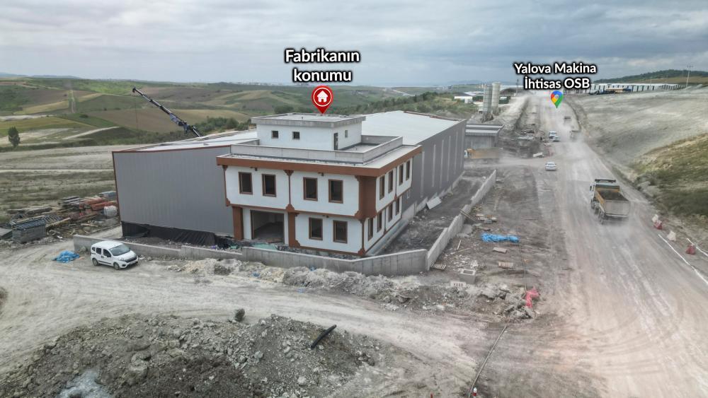 YALOVA MAKİNA İHTİSAS OSB DE KİRALIK SIFIR FABRİKA