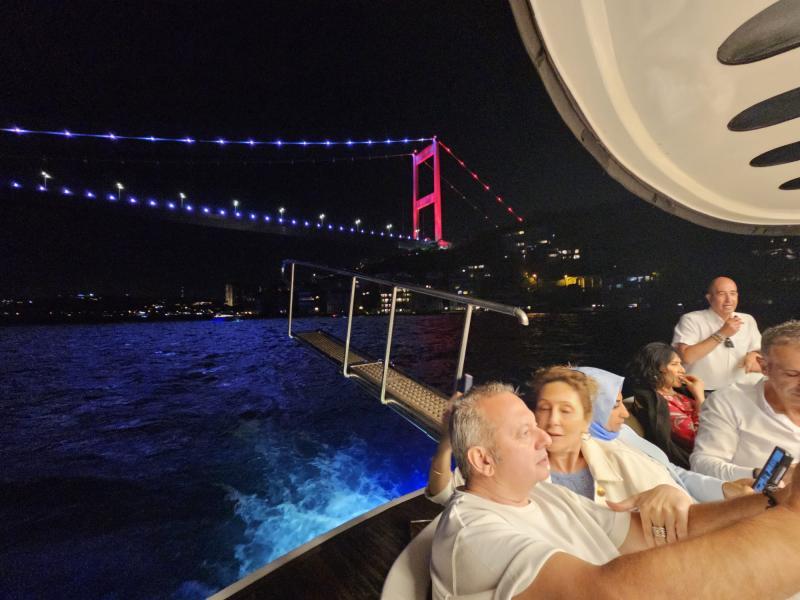 T-GYM 15.08.2025 günü bu kez İstanbul Boğazı üzerinde seyir yaptı...